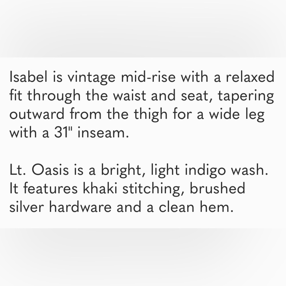 DL1961 Isabel Wide Leg Jeans | Size 27 - Picture 8 of 12